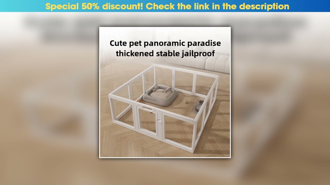Top Indoor Transparent Dog Fence Tall Acrylic Backyard Dog Enclosure Cage Door Furniture Dogs Playp