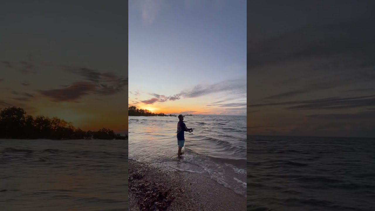 Sunset fishing Northern Territory 