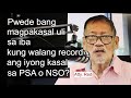 Pwede bang mag-asawa uli sa iba kung sa CENOMAR nakalagay na walang record ang iyong kasal sa PSA?