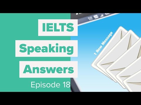 IELTS Speaking Answers - Episode 18 - Emails