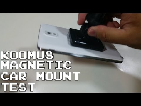 Koomus Magnetic Car Mount Holder for iphone and android test
