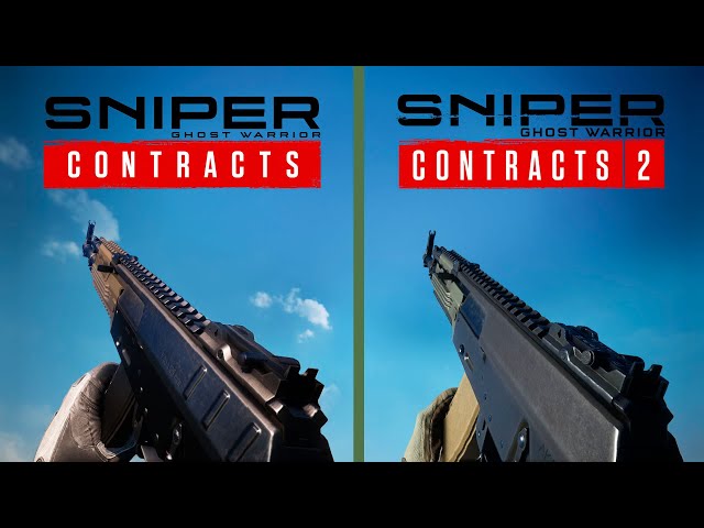 Escape from Tarkov vs Contract Wars Weapon Comparison (Snipers & More) 