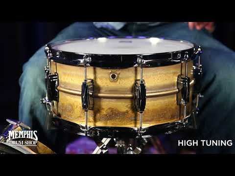 Ludwig 14x6.5 Raw Brass Snare Drum (6337)