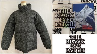 19AW Black eye patch Noised First Down Jacket