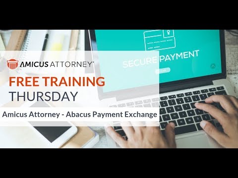 Amicus Attorney - Abacus Payment Exchange - YouTube
