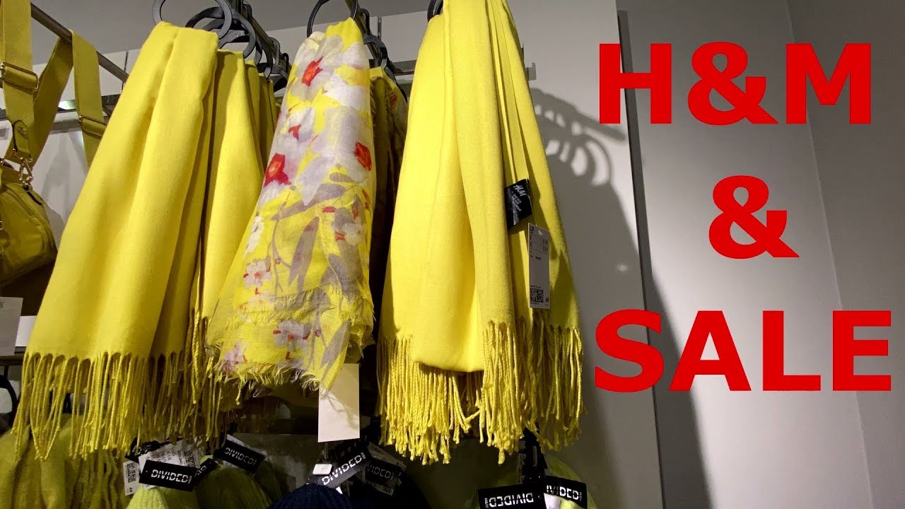 H&M LADIES SCARF with SALE+PRICES-March 2020