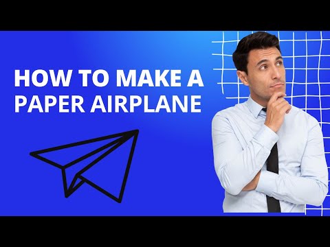 How to make a paper airplane