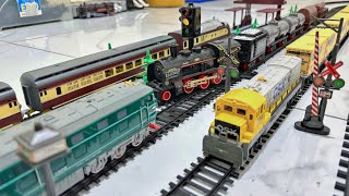 Busy Miniature Railway Station | Amazing Steam, Diesel & Freight Trains Running Together 