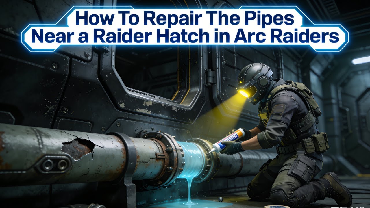 How To Repair The Pipes Near a Raider Hatch in Arc Raiders - YouTube