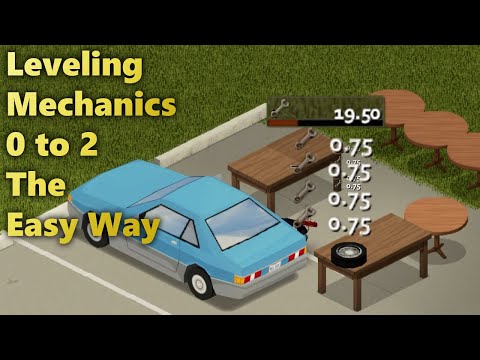 The Easy Way To Grind Level 2 Mechanics | Project Zomboid