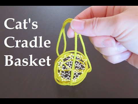 ((Medium)) Cat's Cradle Basket