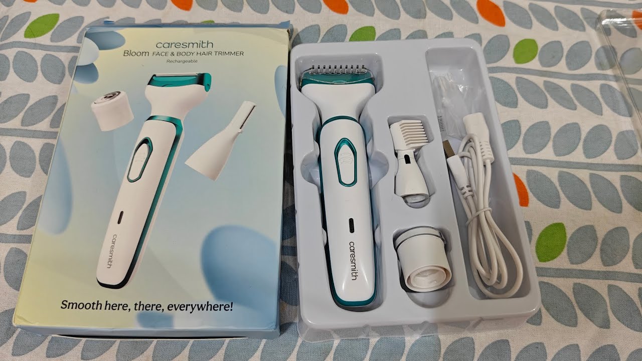 Caresmith 3 in 1 Bloom Face and Body Hair Trimmer Review / Caresmith Trimmer Review / Hair Trimmer