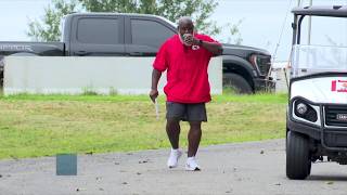Chiefs OC Eric Bieniemy gives update on wife’s recovery, being back with the team