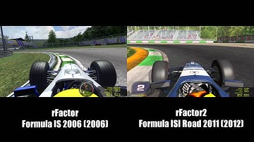 rFactor 2 Build 85 - Formula IS vs Formula ISI Road - Mills Metropark