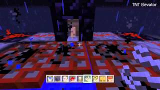 Minecraft: TNT Elevator! Easy to make!