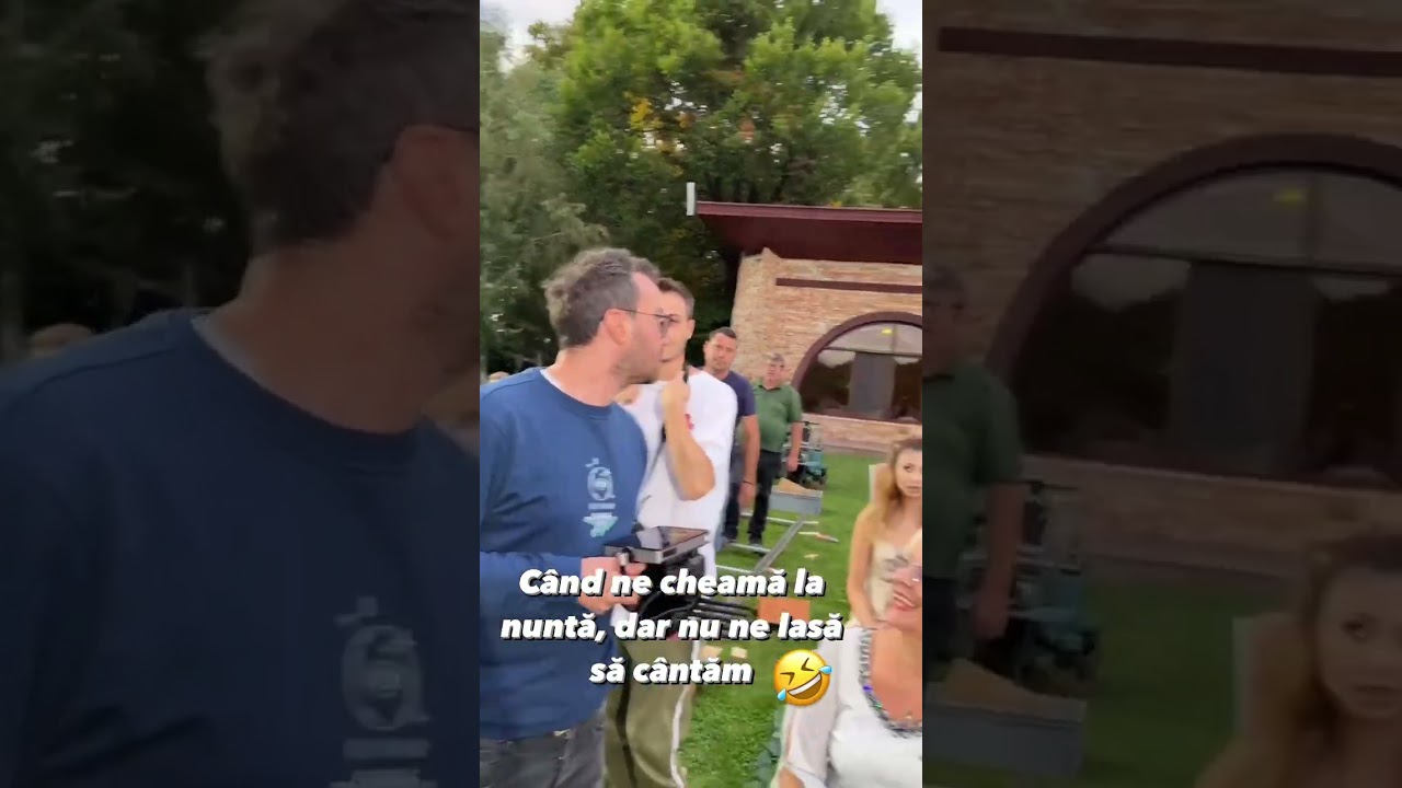 Când ne cheamă la nuntă, dar nu ne lasă să cântăm! 😅😂