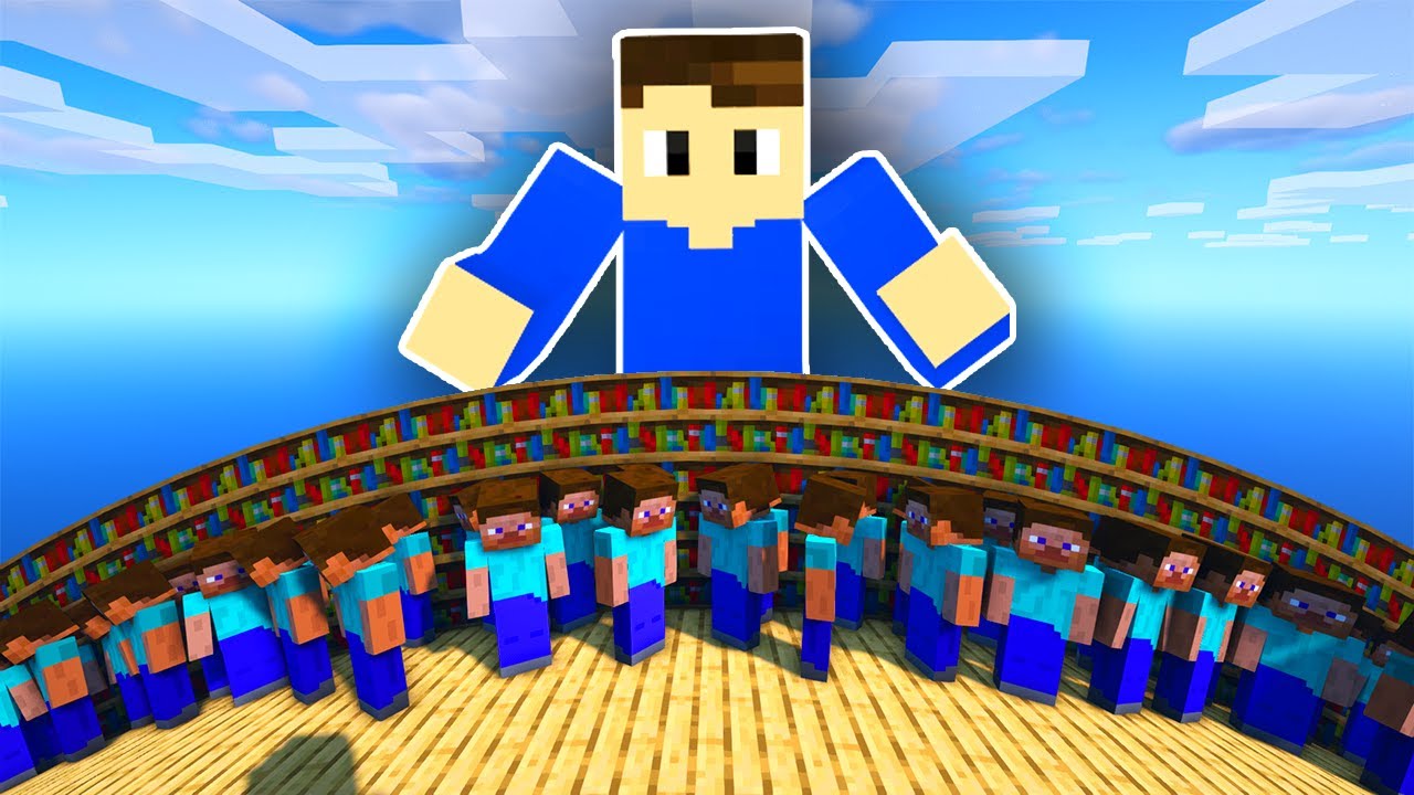 então eu prendi 200 NERDS dentro de uma ESCOLA no MINECRAFT