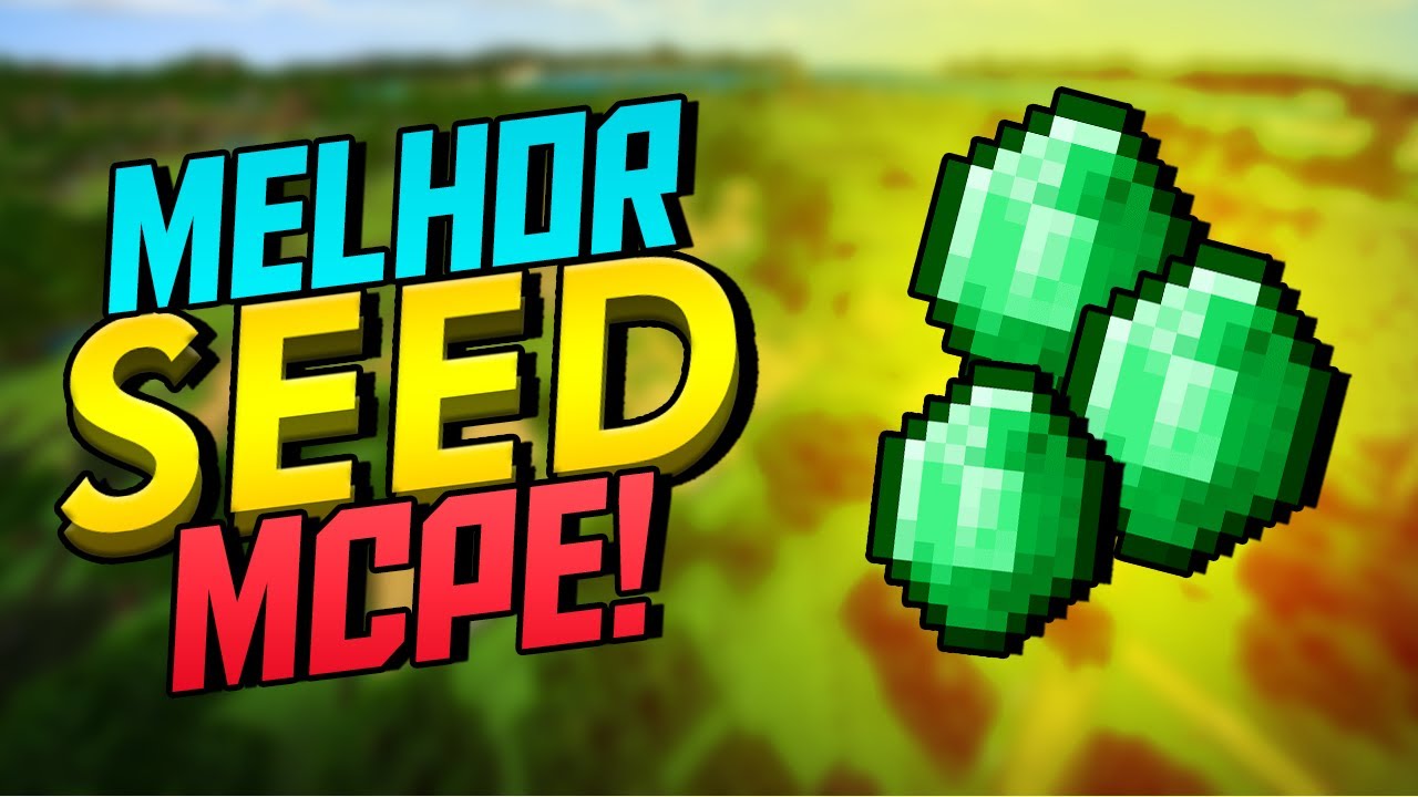 MELHOR SEED PARA SURVIVAL NO MINECRAFT BEDROCK! | MCPE - YouTube