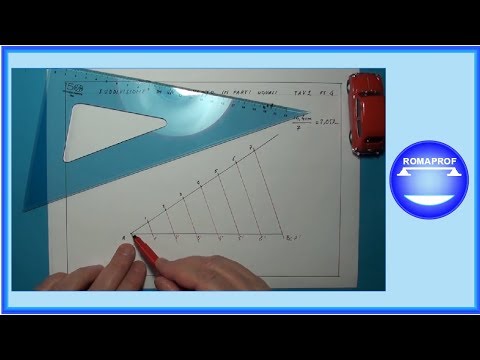 Video: Come si suddivide un segmento in un rapporto?