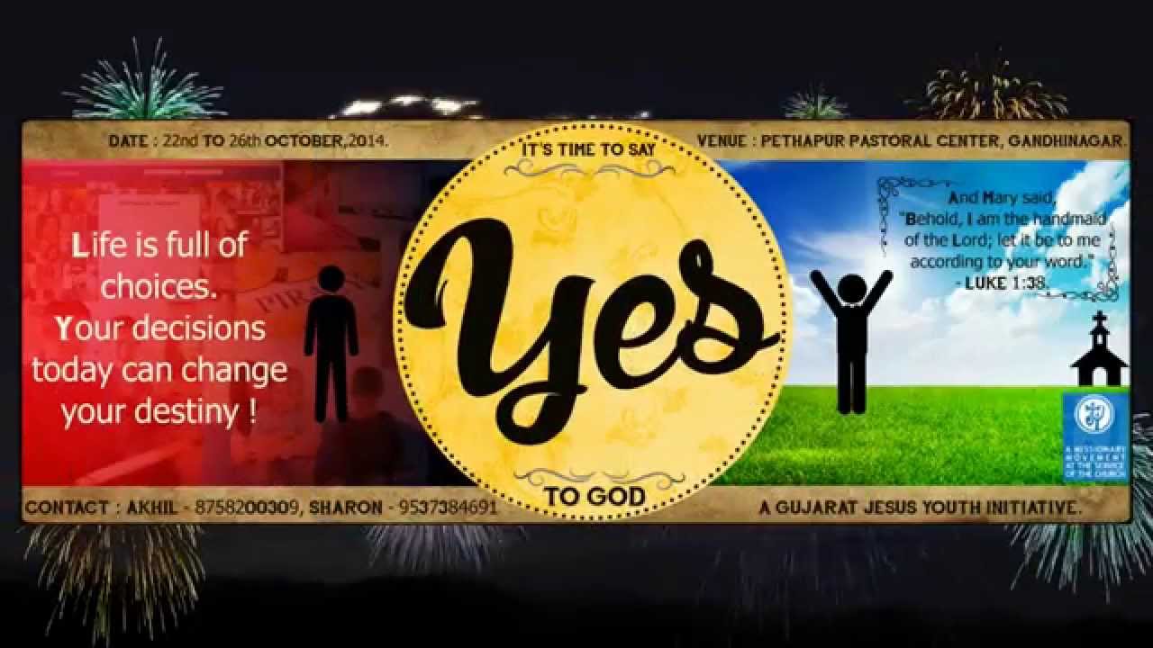 SAY YES TO GOD !!