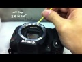 How to clean DSLR lens connector