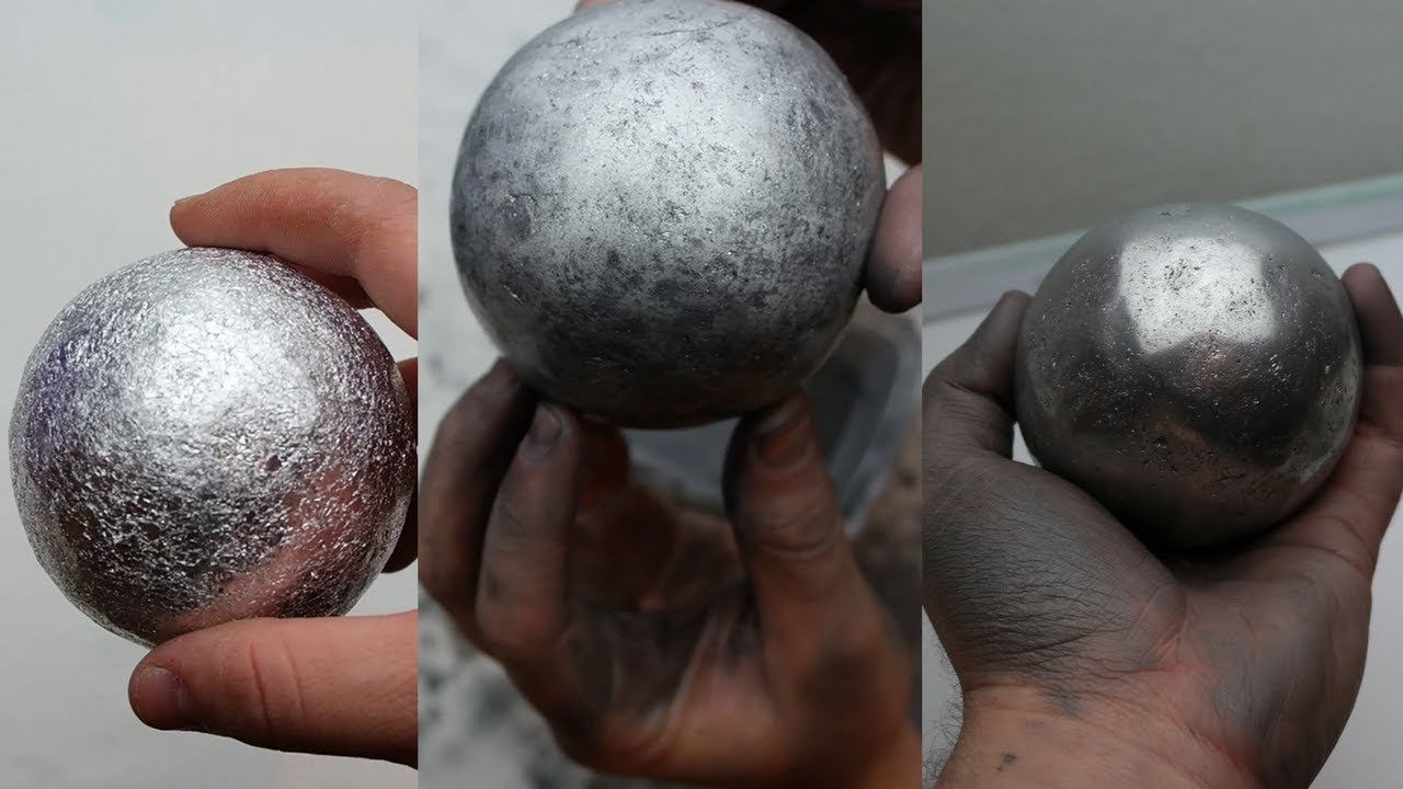 Japanese foil ball Aluminium polished foil ball YouTube