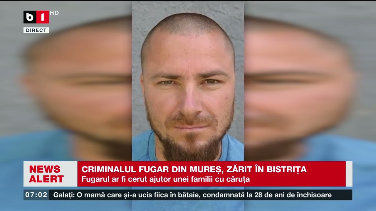 EMIL GÂNJ, ACUZAT DE CRIMĂ ȘI INCENIDERE, ZĂRIT ÎN BISTRIȚA_Știri B1TV_15 iulie 2025