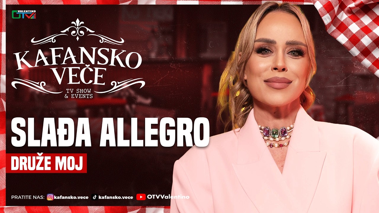 Download SLADJA ALEGRO - DRUZE MOJ | UZIVO | 2026 | KAFANSKO VECE MP3