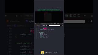 CSS Card Border Animation | CodeMinds