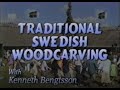 Carving Swedish wooden spoons