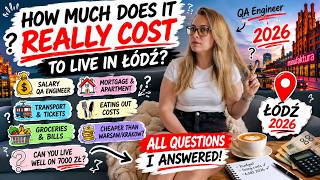QA Engineer salary in Lodz 2026 | Is 7000 zł enough to live well? | Cost of leaving for single in PL