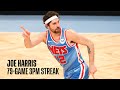 Joe Harris 79-Game Three-Point Streak | One Shot From Every Game