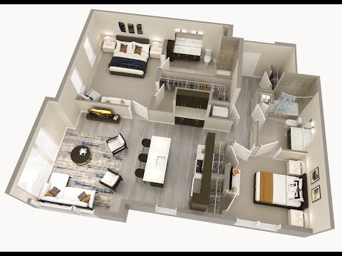 Dwell 2nd Street Luxury Apartments – 2BR Platinum