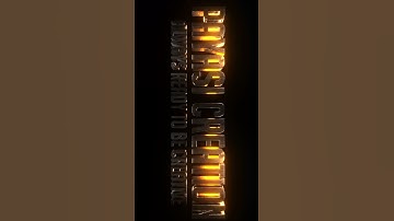 Thumbnail of Cinematic 3D Element Intro on Android in 2024 | Tutorial Out Now | #Shorts