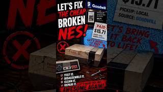 Can This Cheap Broken NES Be Saved? 🛠️ #NES #RetroGaming #Repair #Goodwill #GamingCollection