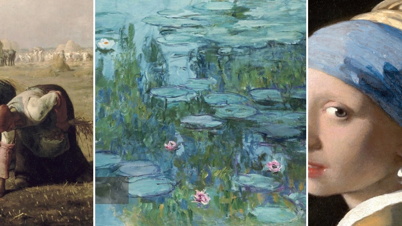 Masterpieces TV — Silent Art Gallery · July 4 Morning | Monet · Water Lilies & others