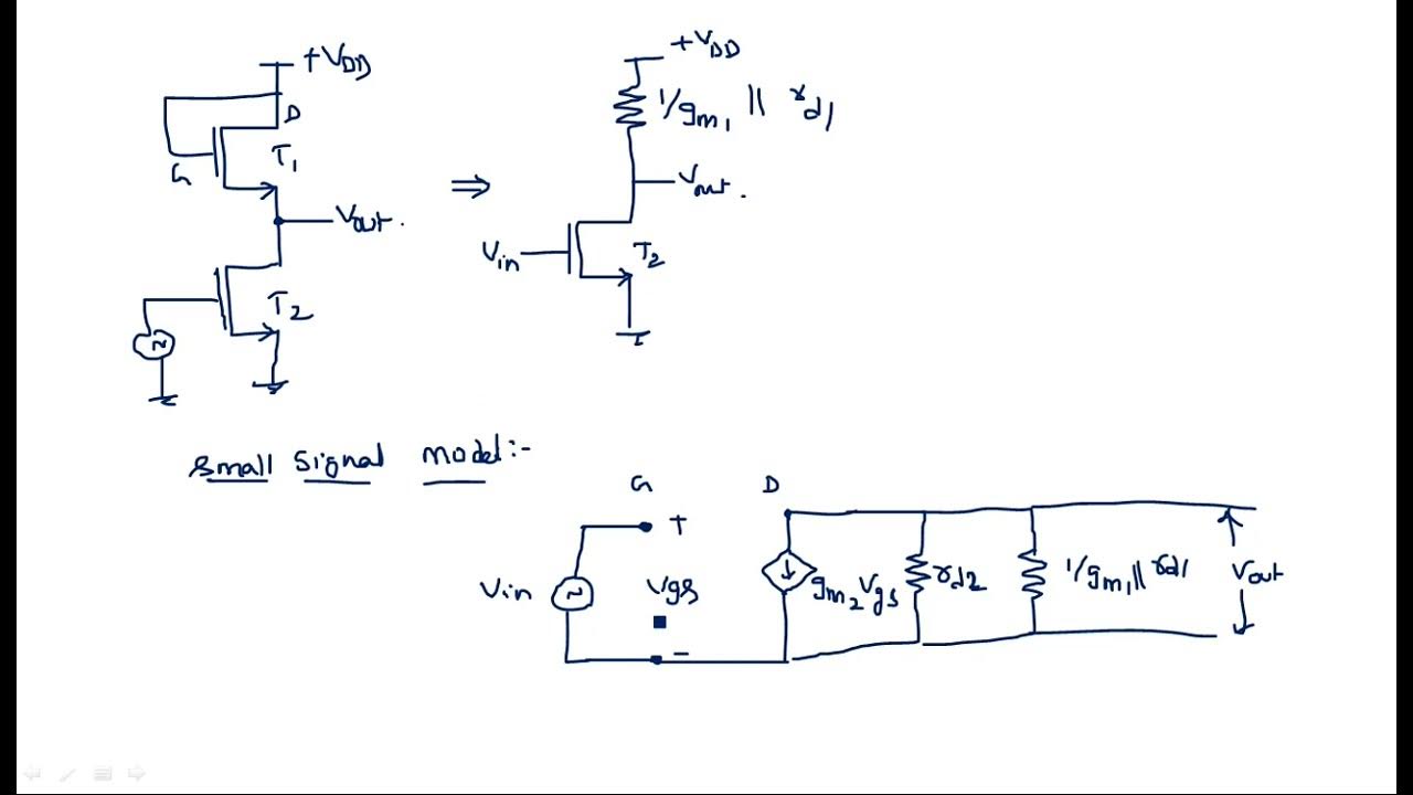 Common source stage with diode connected load | MOS Transistor | VLSI ...