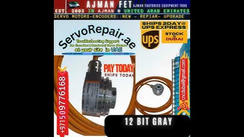 Kubler Troubleshooting help in Dubai Buy Kübler 12bit SSI Gray 8.5870.182F.G122.0050 ServoRepair.ae