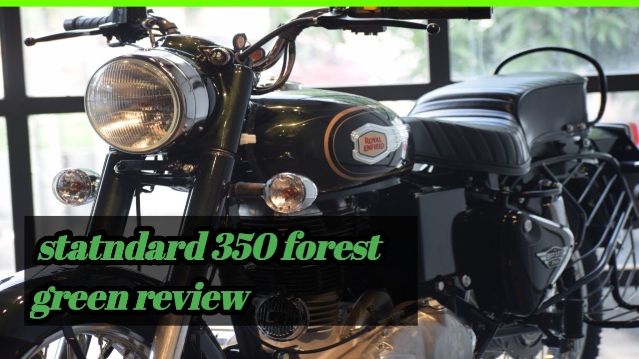 royal enfield standard 350 bs6 forest green