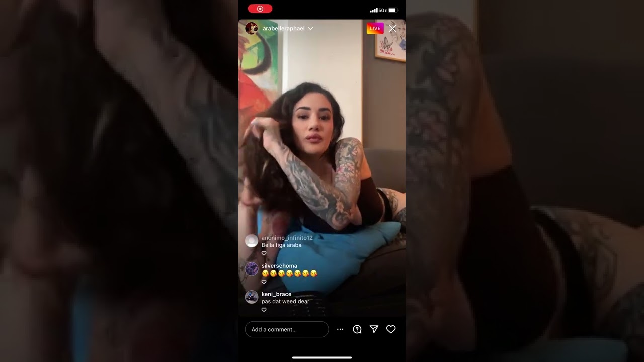 Arabelle Raphael ig live - YouTube