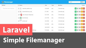 Install Laravel Simple Filemanager - Laravel Package