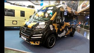 Palmo Mobil Performance 9 seats VIP Shuttle Bus Car Auto Fiat Ducato walkaround + interior V0028