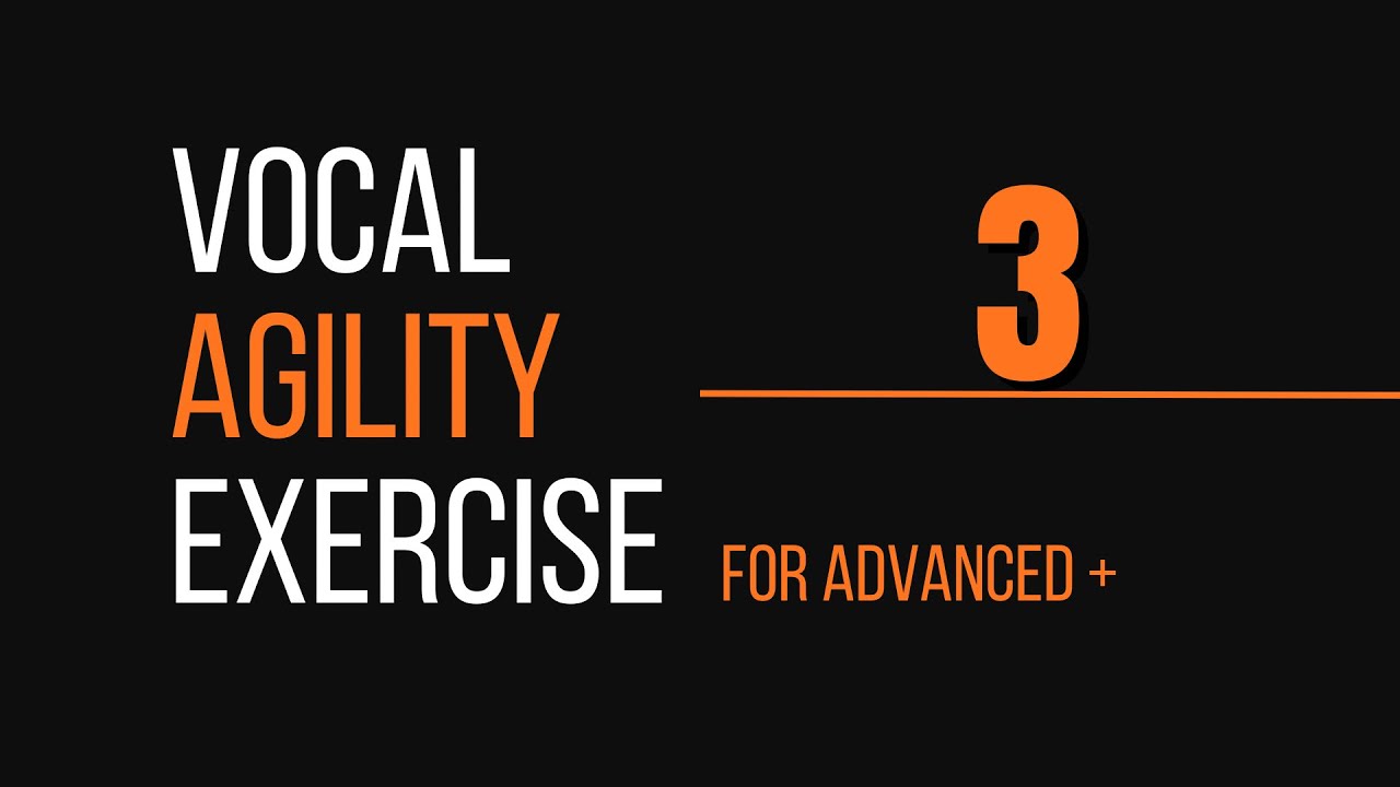 Vowel Speed & Control | Vocal Agility Exercise #3 | Advanced+
