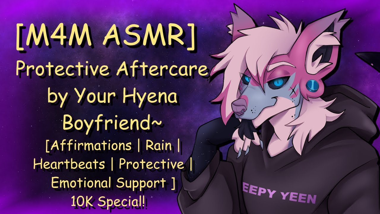 [M4M ASMR] Protective Aftercare by Your Hyena Boyfriend [Affirmations | Rain | Heartbeats]