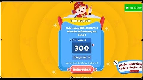 Trạng nguyên TV lớp 4 vòng 3  năm học 2025 - 2026