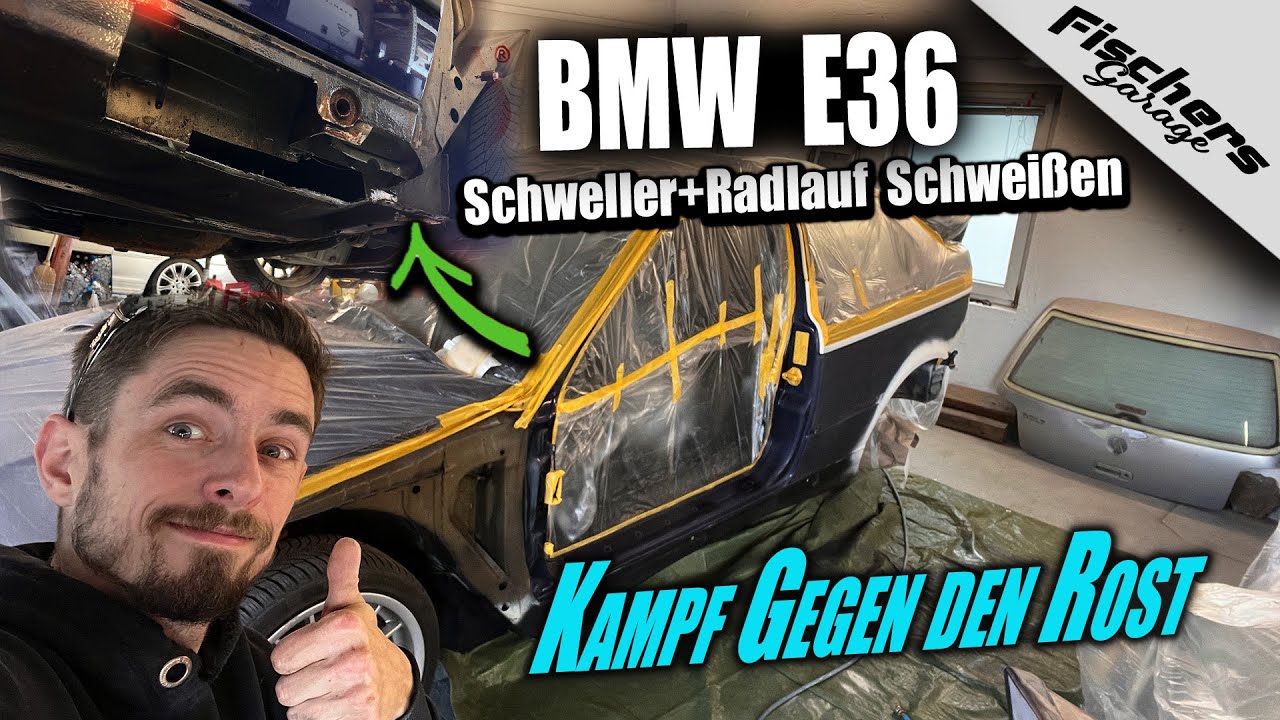 BMW E36 sill + wheel arch welding I save Charlie from death