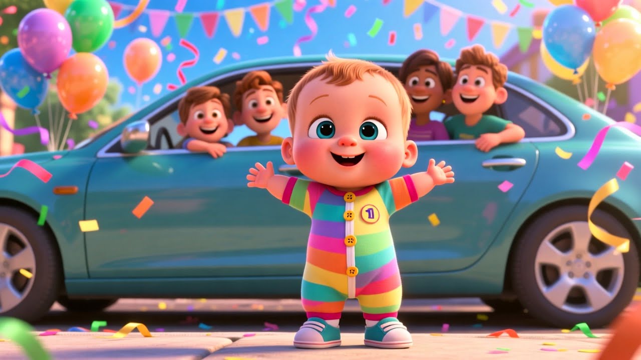 Baby’s Birthday Rocket 🚀🎉 | Fun Colors, Numbers, and Learning Adventure for Kids | Preschool