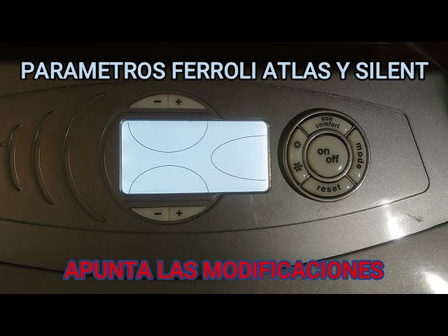 PARAMETROS FERROLI  ATLAS Y SILENT