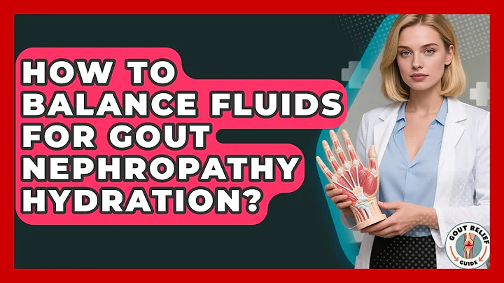 How To Balance Fluids For Gout Nephropathy Hydration? - Gout Relief Guide