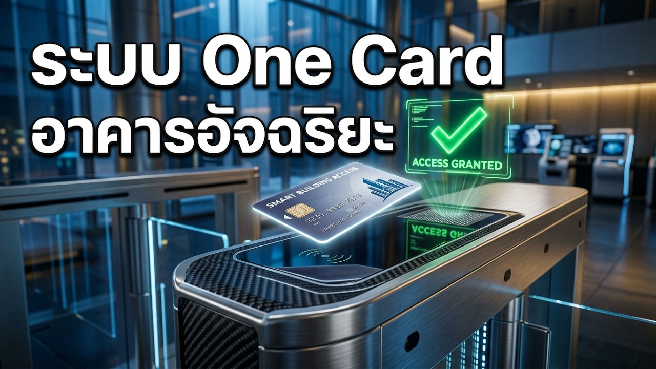 บัตรใบเดียว One Card Solution: เปลี่ยนประสบการณ์การเข้า-ออกอาคาร ของคุณ ...